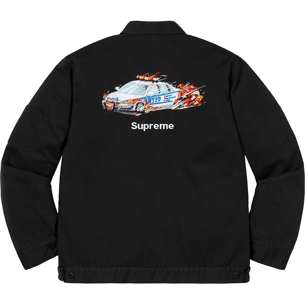Supreme Cop Car Embroidered Jacket